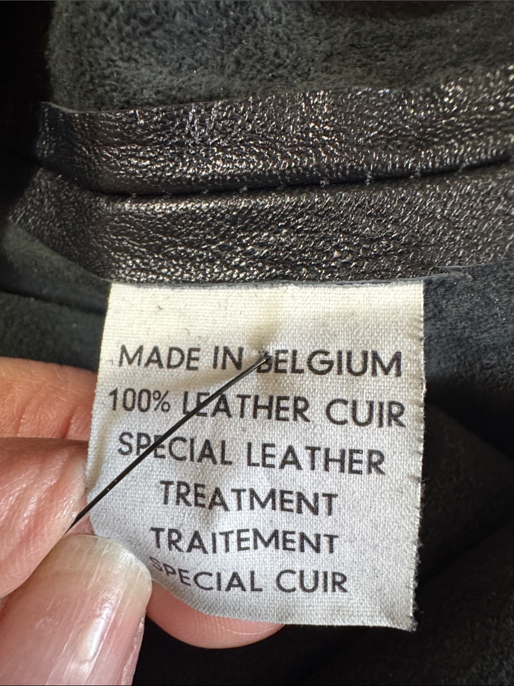 Veronique Branquinho 100% Leather Asymmetrical Wrap Skirt — Size 38 - Picture 7 of 13